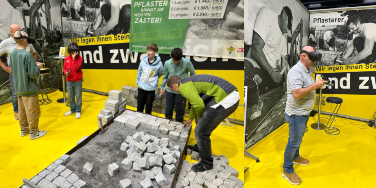 5Pflasterer bei der imesse 2023 dornbirn